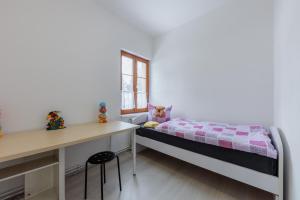 Posteľ alebo postele v izbe v ubytovaní Apartmanovy dům Bublajda
