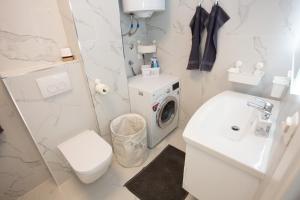 Koupelna v ubytování Apartman Pascal
