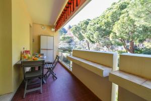 Balkon lub taras w obiekcie Studio St Jean à Roquebrune, proche Menton et Monaco