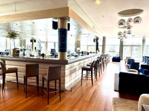 Lounge nebo bar v ubytování Golf & Relax Apartment mit 4*S-Anbindung