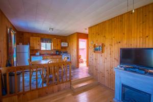 Kuchyň nebo kuchyňský kout v ubytování Sundance Cottages