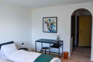 Voodi või voodid majutusasutuse Hotel Pazzola toas