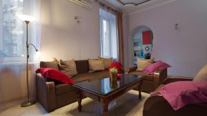 Posezení v ubytování Lviv Euro Hostel