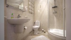 Koupelna v ubytování Lviv Euro Hostel