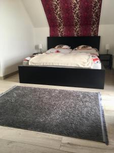 Postel nebo postele na pokoji v ubytování Panoráma Kuckó