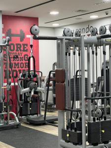 Fitness centrum a/nebo fitness zařízení v ubytování NB Hotel&Spa