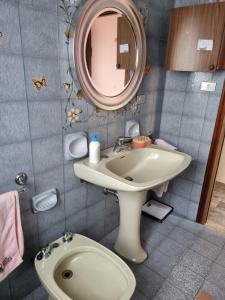 Koupelna v ubytování Veniserelax
