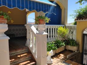 Balkon lub taras w obiekcie Chalet en Valle del Tietar