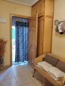 Część wypoczynkowa w obiekcie Chalet en Valle del Tietar