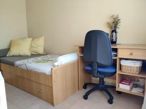 Łóżko lub łóżka w pokoju w obiekcie Chalet en Valle del Tietar