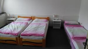 Postel nebo postele na pokoji v ubytování Penzion Nová Ves