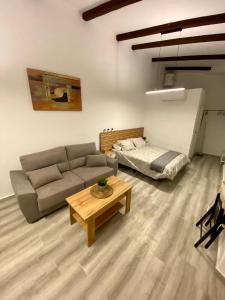 Posteľ alebo postele v izbe v ubytovaní La Parra Apartamento