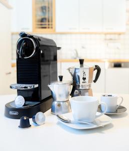 Kaffemaskin og/eller vannkoker på Landhaus Anita Dolomiten Kronplatz