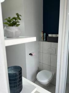 Kúpeľňa v ubytovaní Appartement T3 rénové 60m2 proche centre Colmar + 15 fotografií