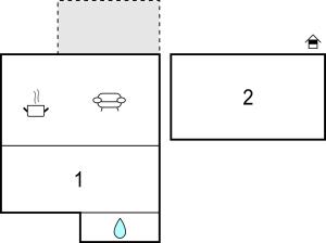 four squares with the same number of objects in each box at Beautiful Home In Ehrenberg With Wifi in Ehrenberg