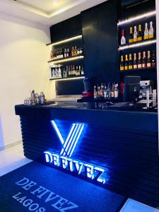 Lounge nebo bar v ubytování De Fivez