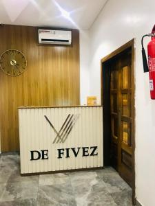 Certifikát, hodnocení, plakát nebo jiný dokument vystavený v ubytování De Fivez