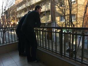 Balkón nebo terasa v ubytování Hostal Badaloní