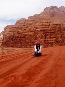 Hosté ubytování Shahrazad desert, Wadi Rum
