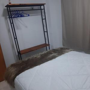 Tempat tidur dalam kamar di Ushuaia Aloja