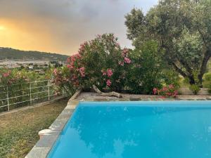 Bazén v ubytování Skiathos Seaview Villa with Pool nebo v jeho okolí