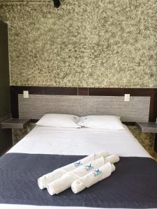 Posteľ alebo postele v izbe v ubytovaní Hotel Albatros