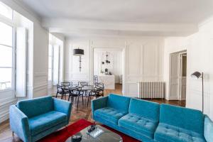 Część wypoczynkowa w obiekcie Appartement design au coeur de Rennes