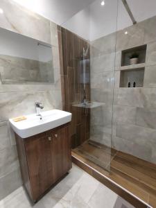 Koupelna v ubytování HARBOUR ROOMS