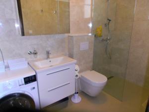 Koupelna v ubytování Apartment Steblaj + 37 fotografií