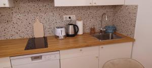 Kuchyň nebo kuchyňský kout v ubytování STUDIO APARTMAN FOUR PEARLS