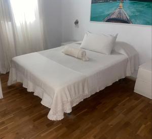 Cama o camas de una habitación en Dúplex Ancha con Wifi y Parking