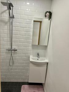 Koupelna v ubytování Holiday apartment