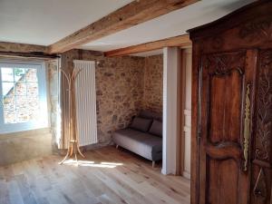 Letto o letti in una camera di Chambres et tables d'hôtes Cornec