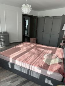 Кровать или кровати в номере Apartament AME