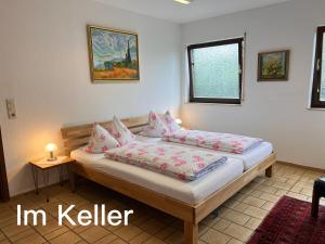 Letto o letti in una camera di Nickel Haus