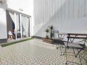 Posezení v ubytování Mazi Apartments Penthouse