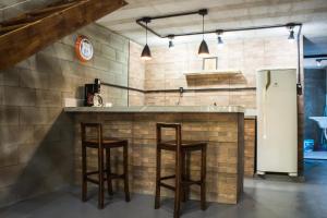 Una cocina o zona de cocina en Loft com vista para mata!
