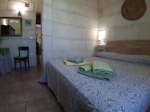 Postel nebo postele na pokoji v ubytování B&B La Nicchiarica