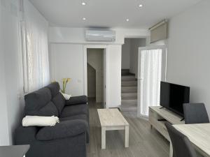 Χώρος καθιστικού στο DUPLEX La OLMA