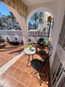 Balkón alebo terasa v ubytovaní Casa de Las Palmeras