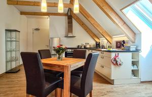 Kuchyň nebo kuchyňský kout v ubytování Ferienwohnung Röbel in Zirtow