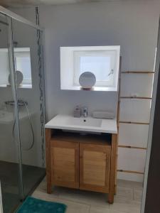 Kúpeľňa v ubytovaní Appartement duplex 4 personnes