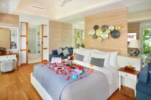 A seating area at Aleva Villa Seminyak by Ini Vie Hospitality