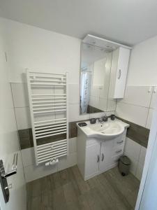 Koupelna v ubytování MM Apartment