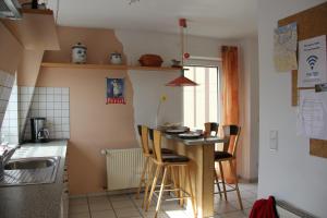 Kuchyň nebo kuchyňský kout v ubytování Ferienwohnung Weber-Rolinger