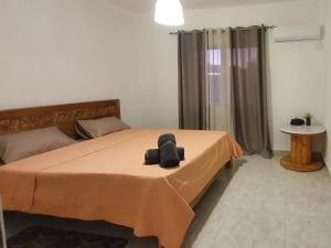 Voodi või voodid majutusasutuse Oceanview Kite Studio toas