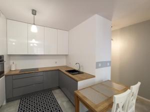 Kuchyňa alebo kuchynka v ubytovaní Apartament CENTRUM/STARÓWKA Gdańsk + 20 fotografií