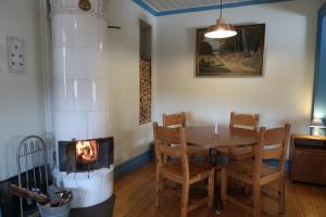 Posezení v ubytování Hammarstrand B&B och lägenhet