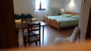 Postel nebo postele na pokoji v ubytování Le Castel Blanc