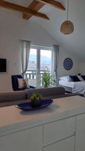 Posteľ alebo postele v izbe v ubytovaní Apartamenty Bujaki Ustroń